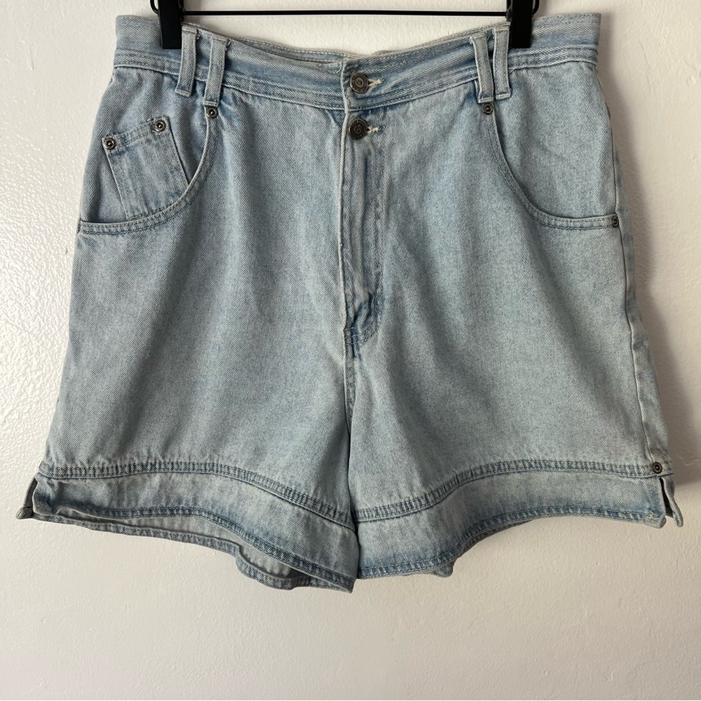 No Boundaries Vintage High-rise Cotton Denim Shorts